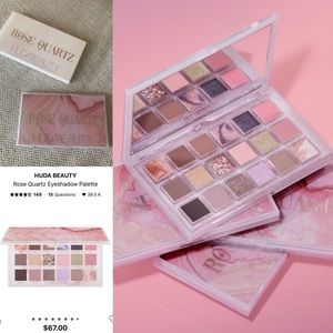NEW Huda Beauty Rose Quartz eyeshadow palette
